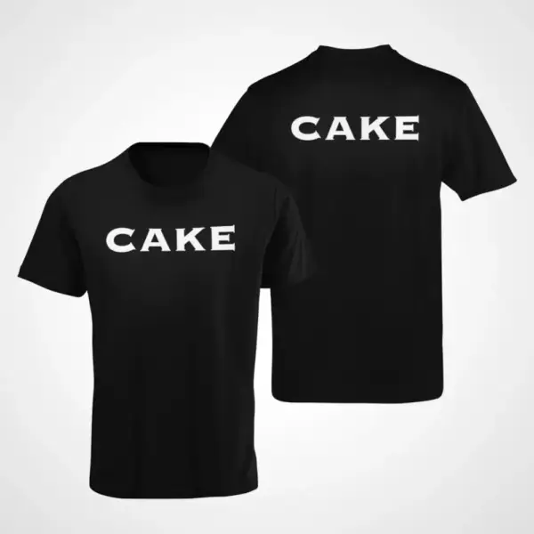 Cake T-Shirt, Cake Band Logo Black T-Shirt