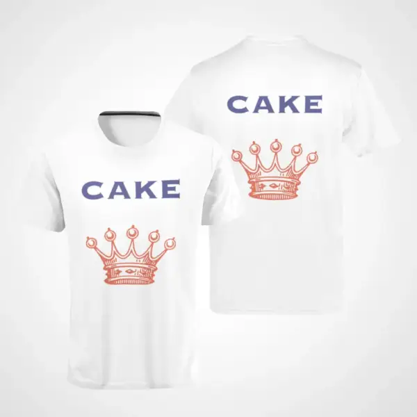 Cake T-Shirt, Cake Fashion Nugget White T-Shirt