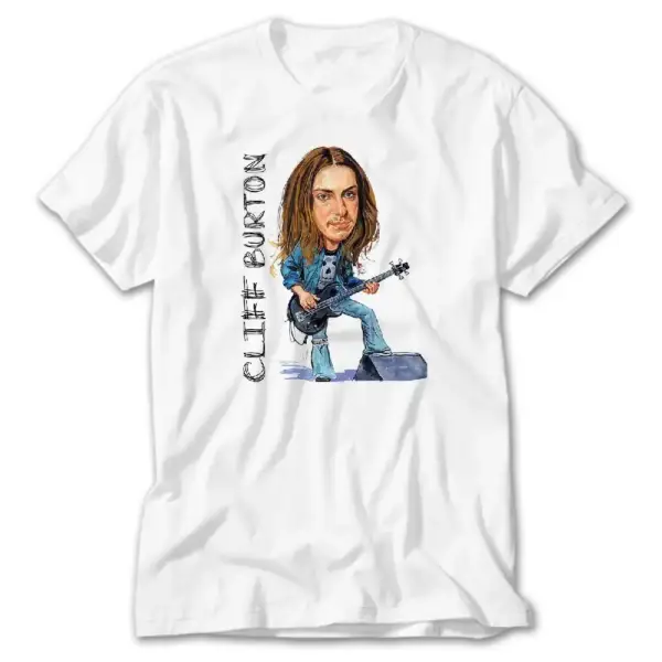Cliff Burton Cartoon T-Shirt