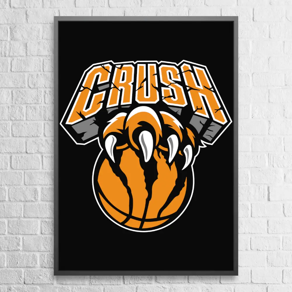 Crush Poster, Crush Logo Wall Art Poster
