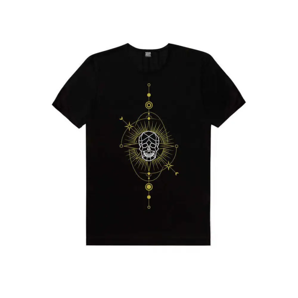 Dry Sun Short Sleeve Men's Black T-shirt