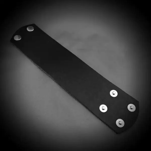 Four Rows Plain Genuine Leather Bracelet - Image 2