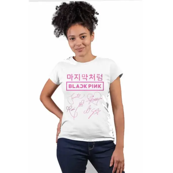 Four Signature Short Sleeve Women's White T-shirt