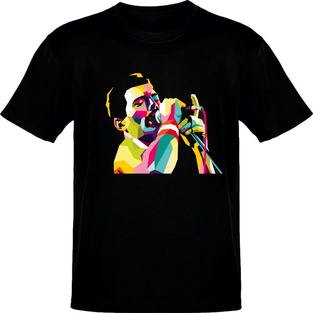 Fredie Mercury WPAP Black T-Shirt