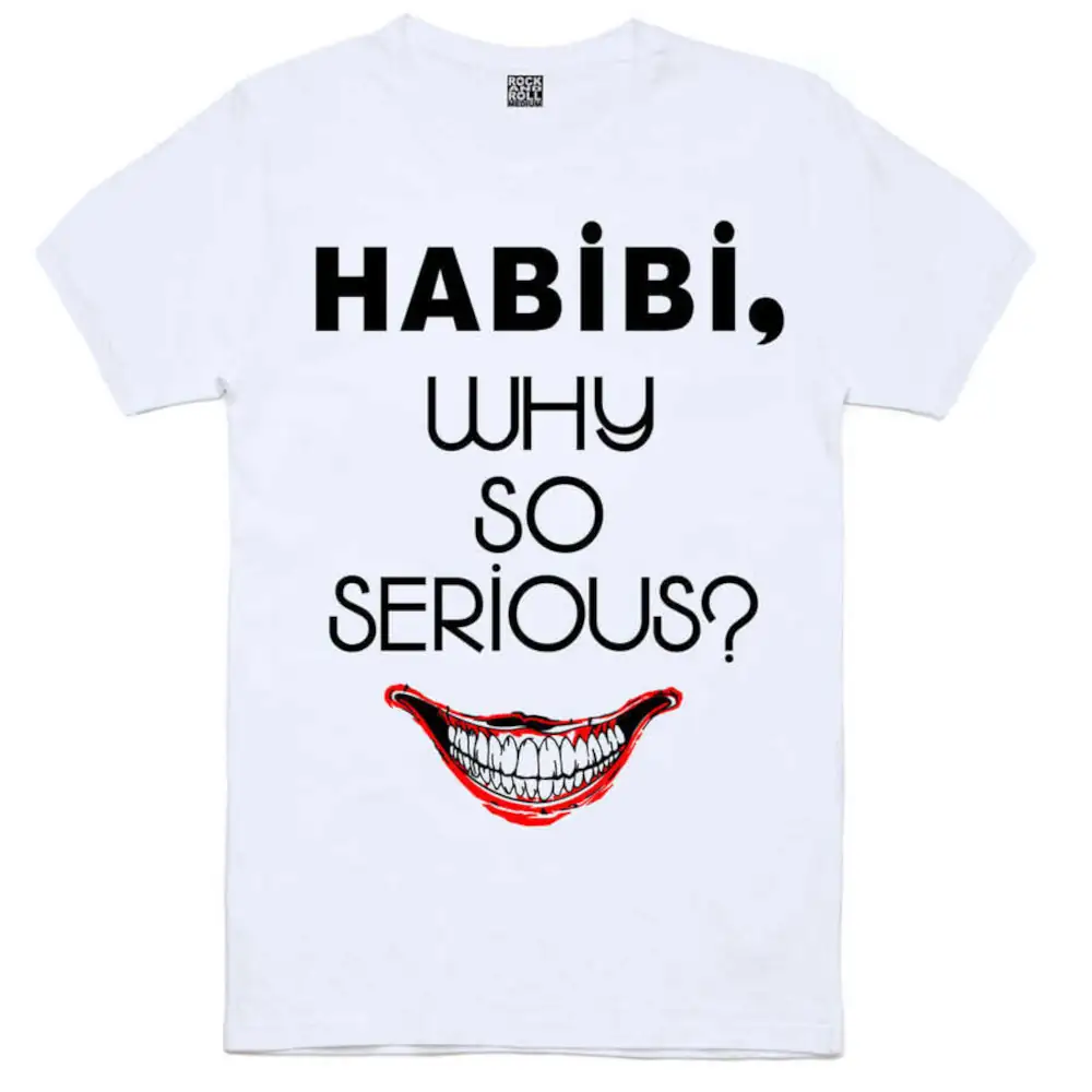 Habibi Short Sleeve Men's White T-shirt