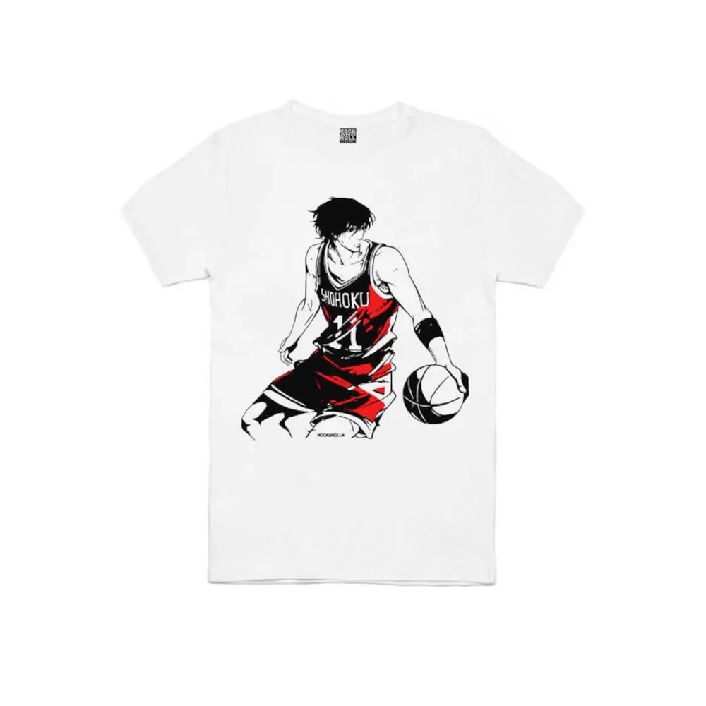 Handsome Basketist Short Sleeve Men's White T-shirt