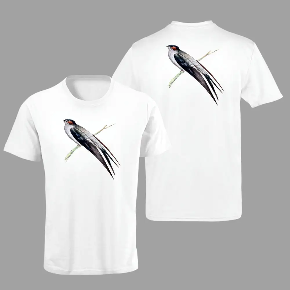 Japanese Crested Swallow White T-Shirt