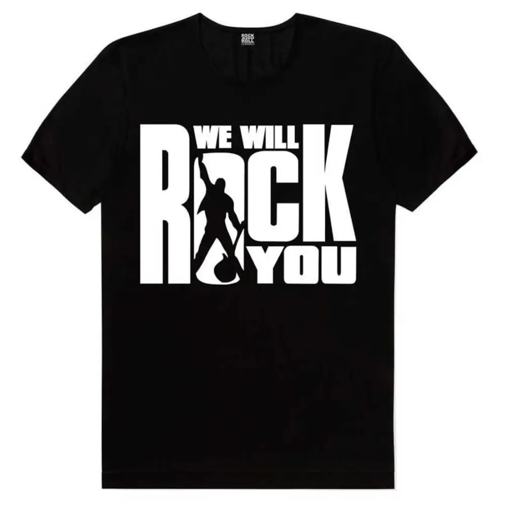 Just Rock You Men's Short Sleeve Black T-shirt