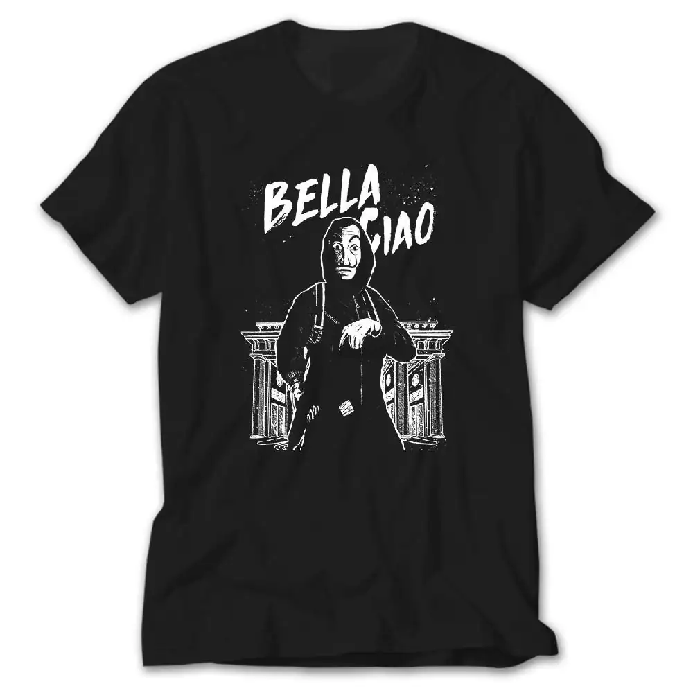 La Casa de Papel Bella Ciao Black T-Shirt