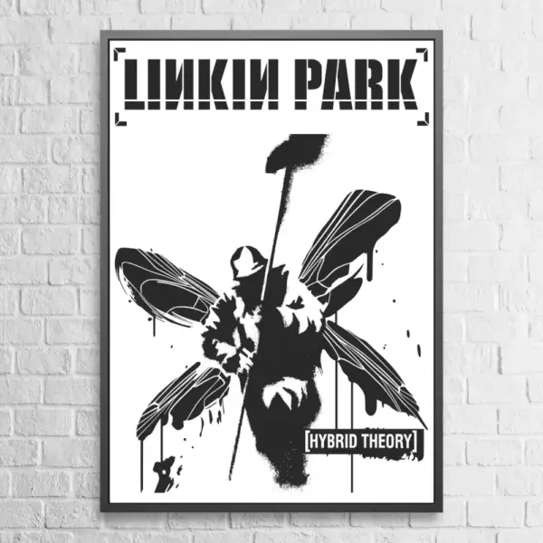 Linkin Park Poster, Linkin Park Hybrid Theory Wall Poster