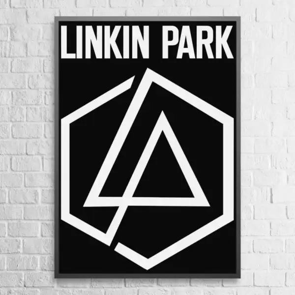 Linkin Park Poster, Linkin Park Logo Wall Poster
