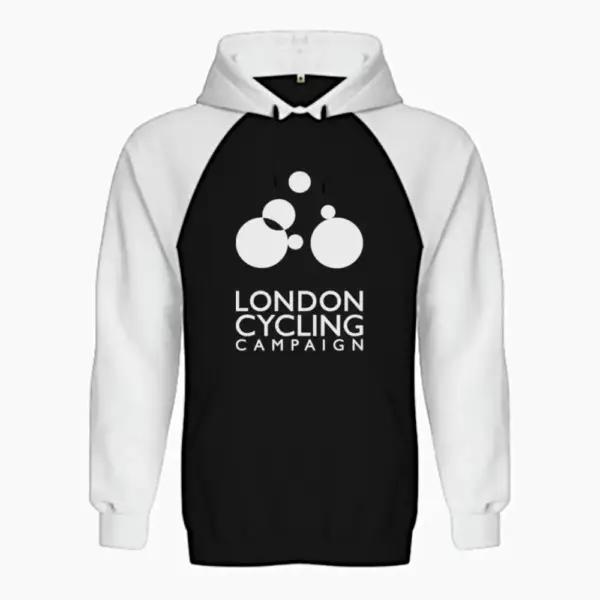 London Cycling Campain Raglan Hoodie - Image 4