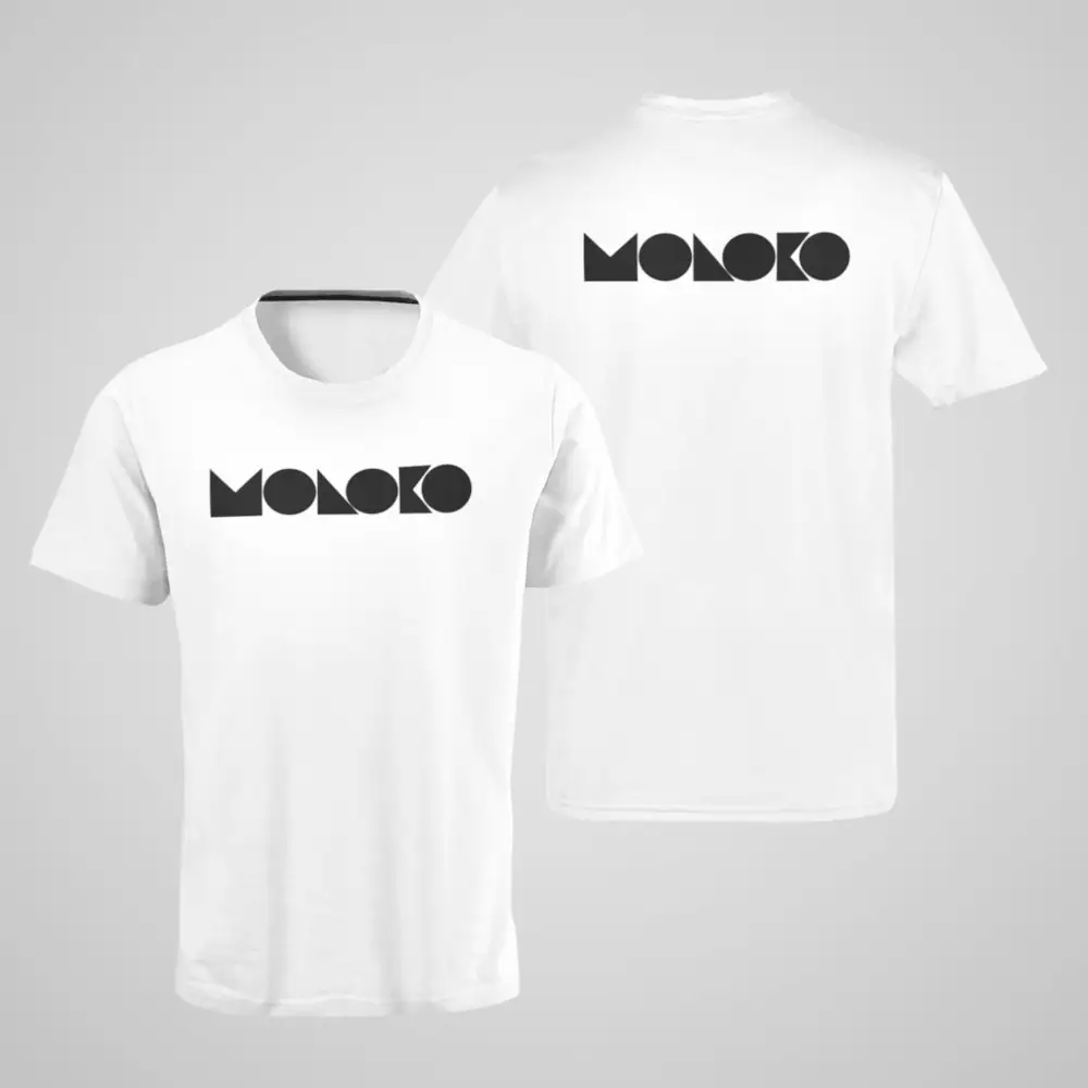 Moloko T-Shirt, Moloko Logo White T-Shirt