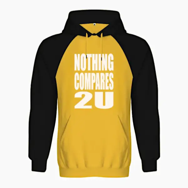 Nothing Compares 2 U Hoodie, Nothing Compares 2U Raglan Sweatshirt - Image 4