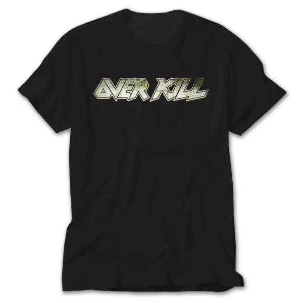 Overkill Logo Black T-Shirt