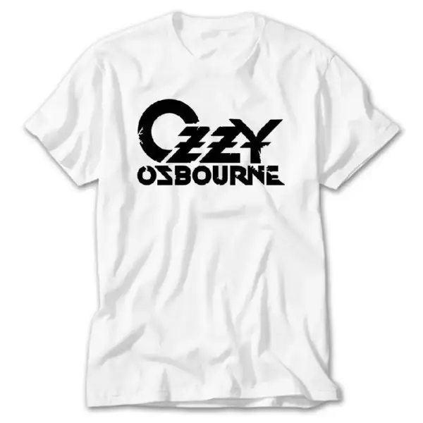 Ozzy Osbourne Logo White T-Shirt