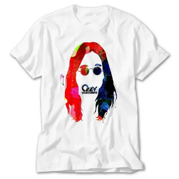 Ozzy Osbourne Watercolor Beyaz T-Shirt