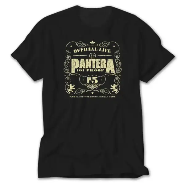 Pantera Cover Black T-Shirt