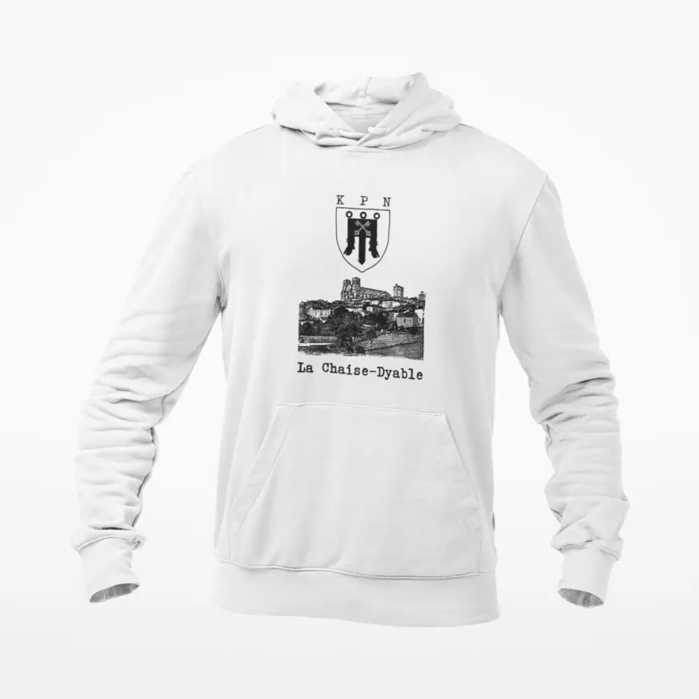 Peste Noire Hoodie, Peste Noire La Chaise-Dyable White Hoodie