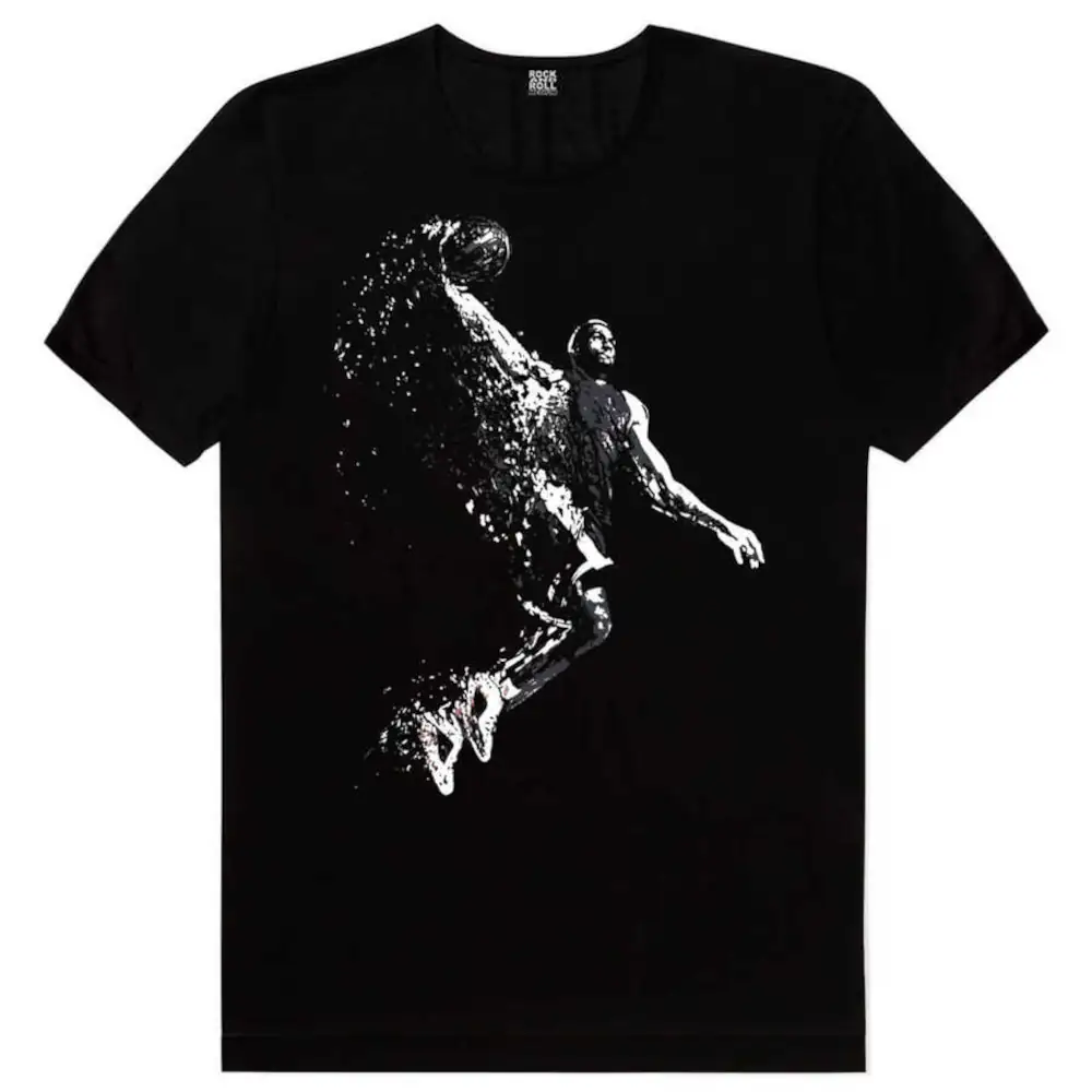 Pro Dunk Short Sleeve Men's Black T-Shirt