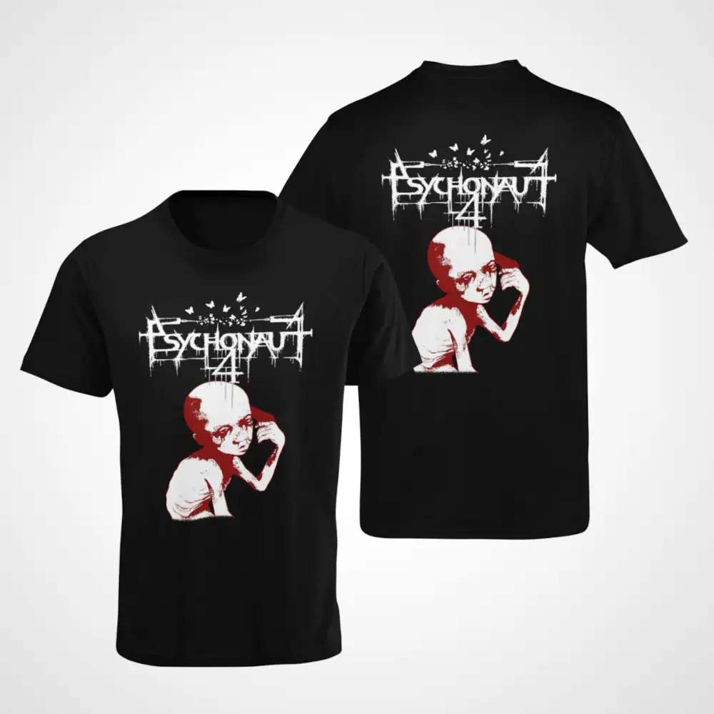 Psychonaut 4 T-Shirt, Psychonaut 4 Dipsomania Black T-Shirt, Black Metal Merchandise