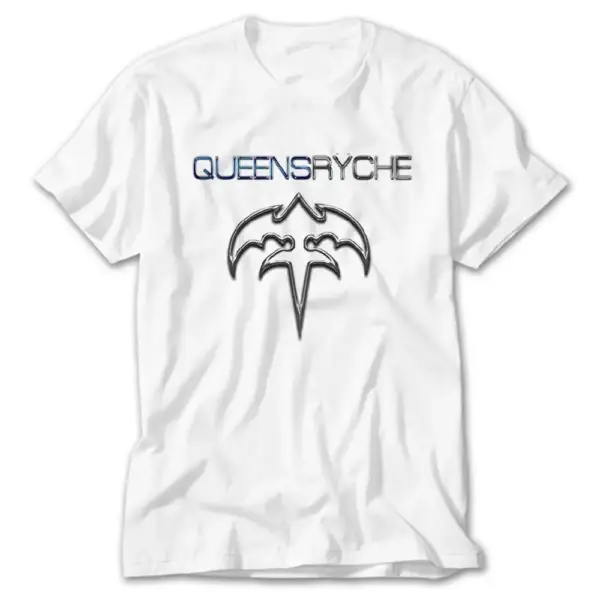 Queensrÿche Outlined White T-Shirt
