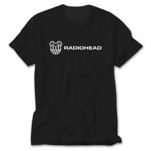 Radiohead Logo Black T-Shirt
