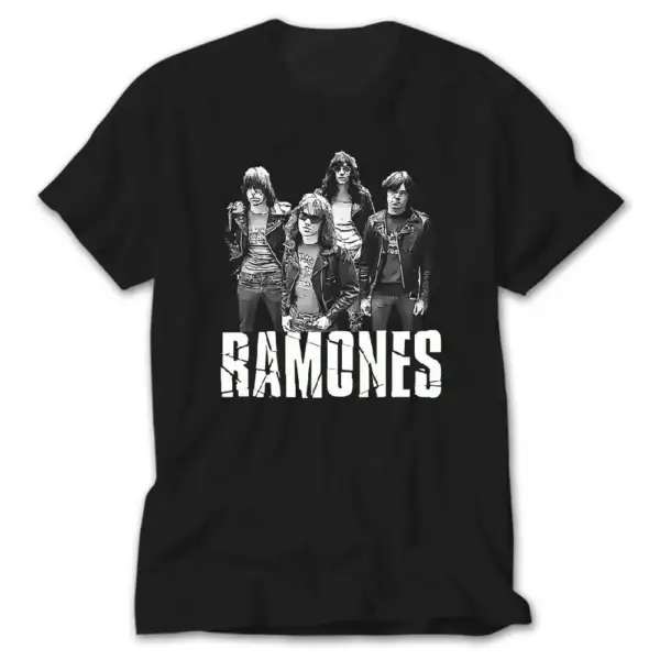 Ramones Band Black T-Shirt