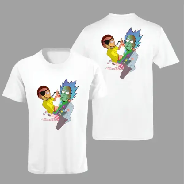 Rick and Morty Medical Check White T-Shirt