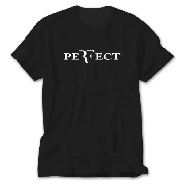 Roger Federer Perfect Black T-Shirt