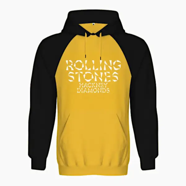Rolling Stones Raglan Hoodie, Rolling Stones Hackney Diamonds Raglan Sweatshirt