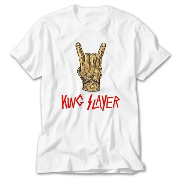 Slayer King White T-Shirt