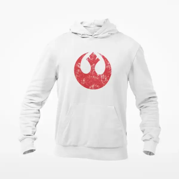 Star Wars Hoodie, Star Wars Rebel Alliance White Hoodie