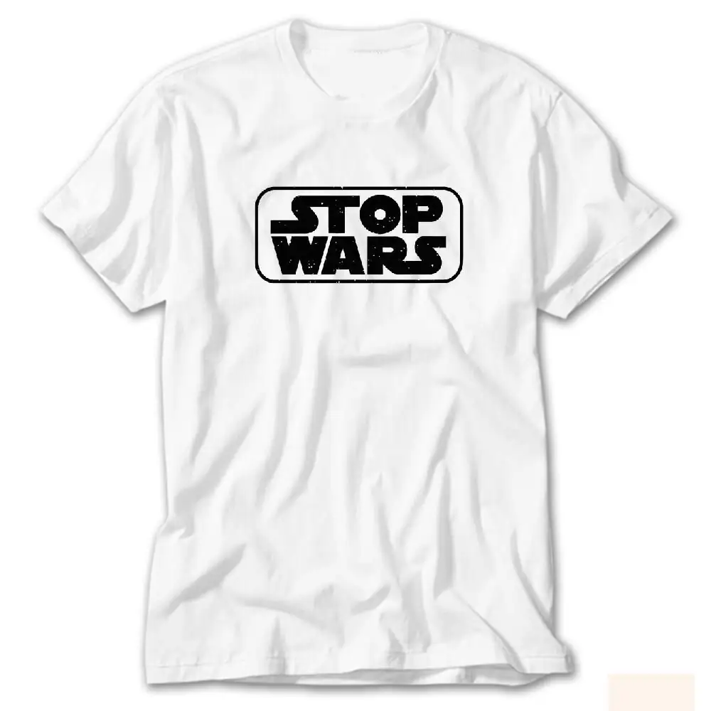 Stop Wars White T-Shirt