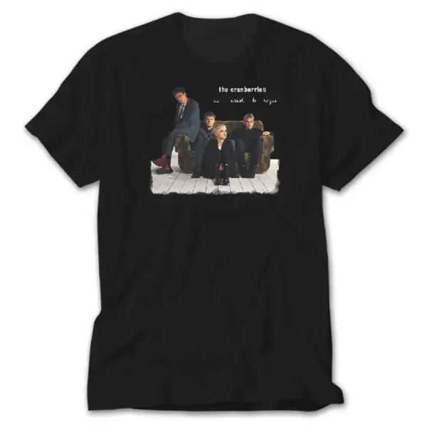 The Cranberries Group Black T-Shirt