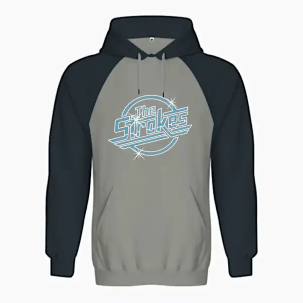 The Strokes Raglan Hoodie, The Strokes Logo Raglan Sweatshirt