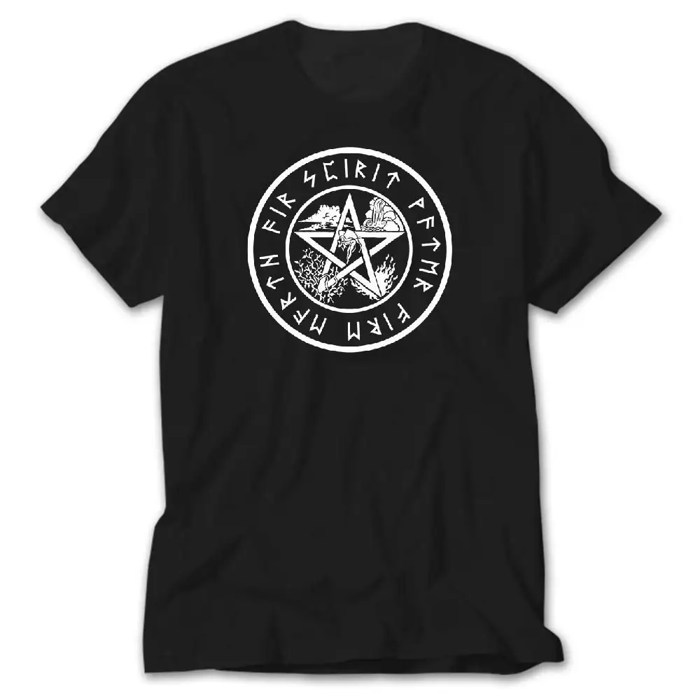The Witches Pentagram Black T-Shirt