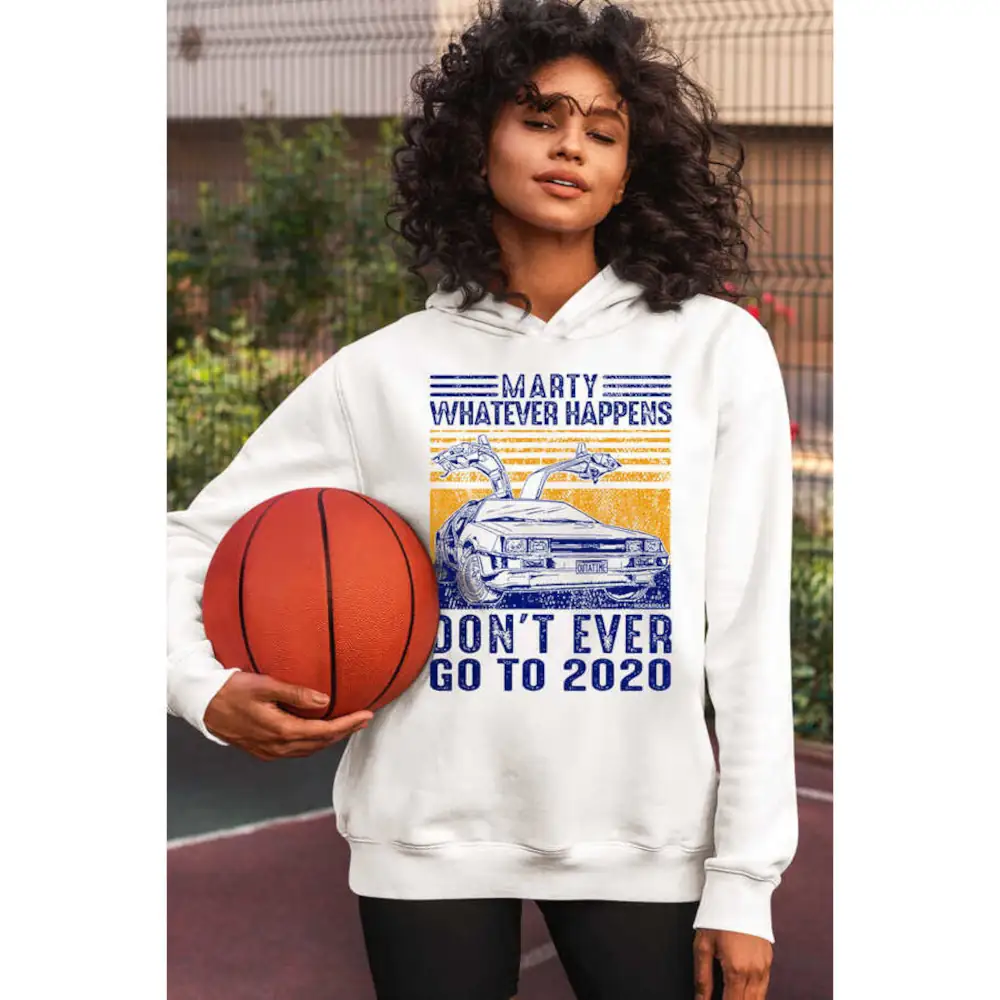 Time Travel Women's Hodie Thick White Sweatshirt