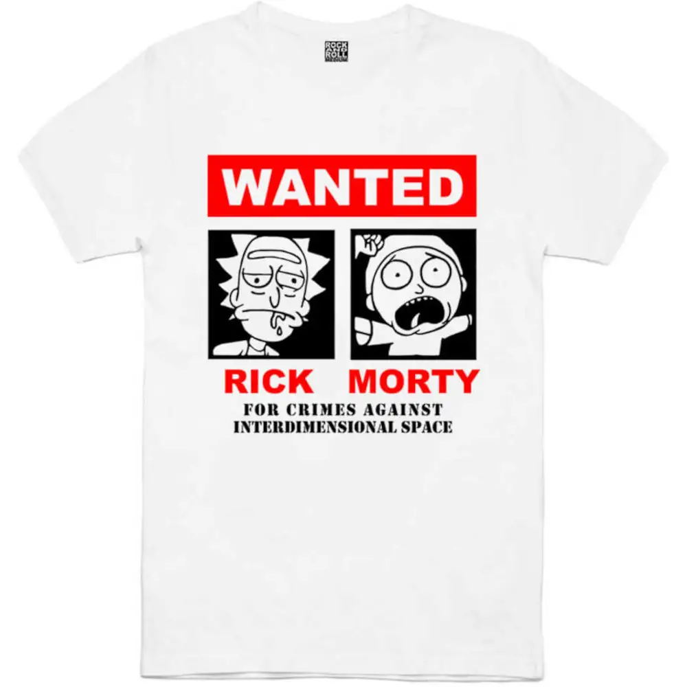 Wanted Short Sleeve Men's White T-shirt