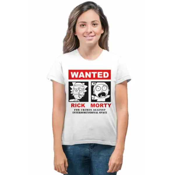 Wanted Short Sleeve Women's White T-shirt