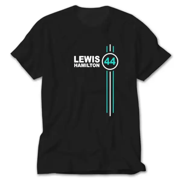 F1 Lewis Hamilton 44 Black T-Shirt