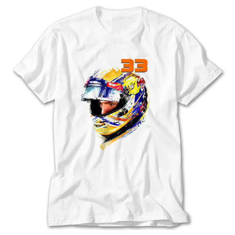 F1 Max Verstappen White T-Shirt